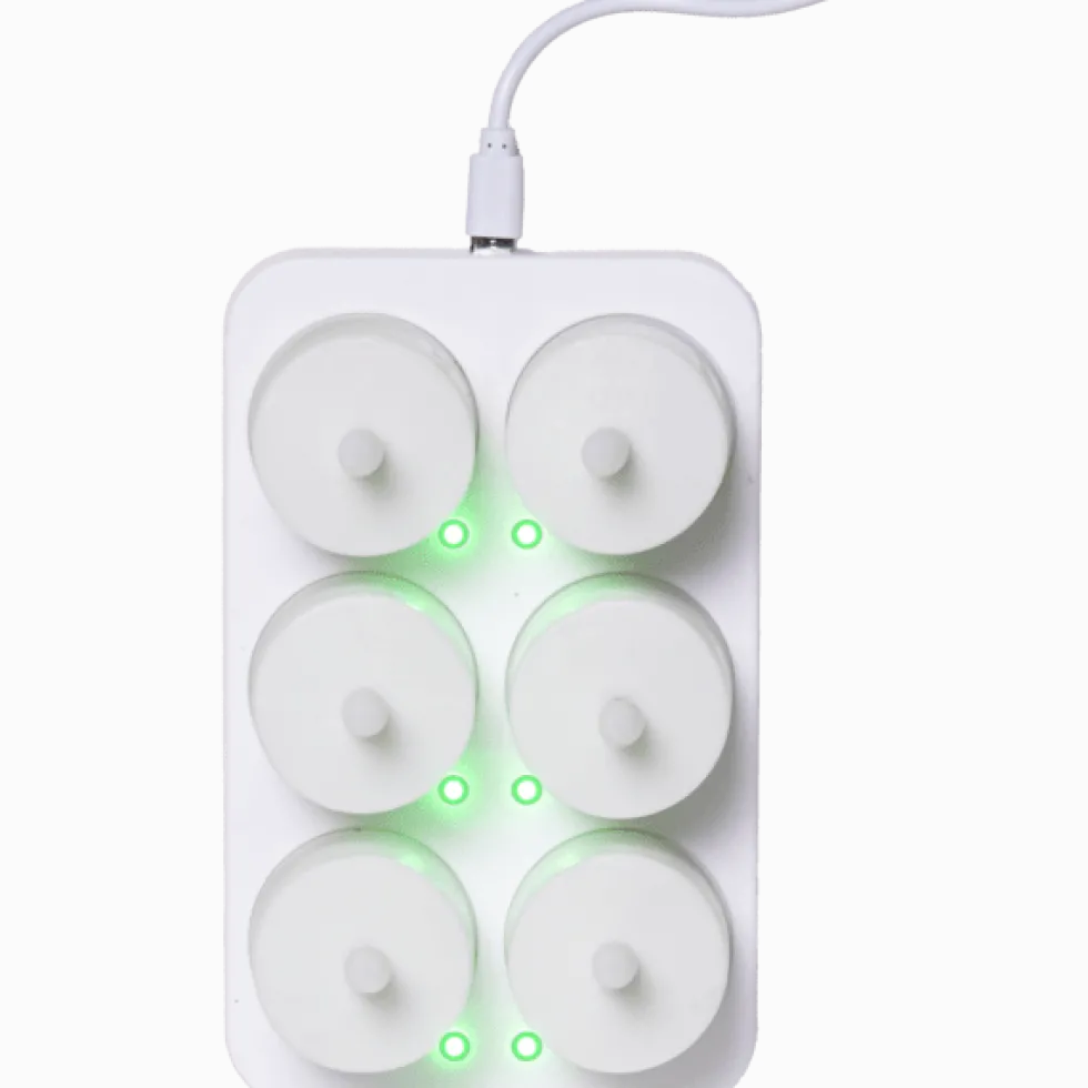 LED Värmeljus 6-pack Flamme Charge Set