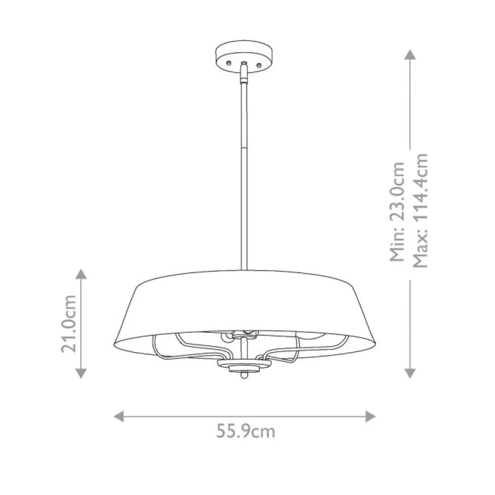 Luella Ø56 taklampa