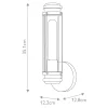 Masthead 35cm badrumslampa