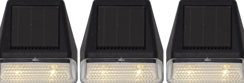 Mini 3-p solcellslampa
