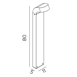 Molde 80cm pollare