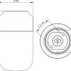 Ohm 100/170 badrumslampa