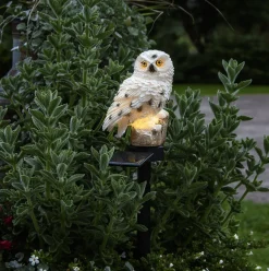 Owl solcellslampa