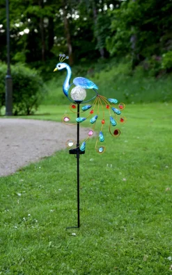 Peacock solcellslampa