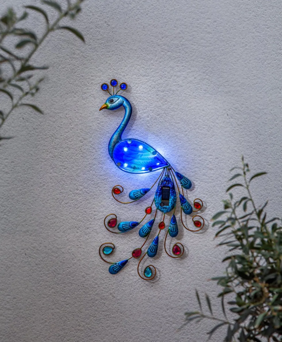 Peacock solcellslampa