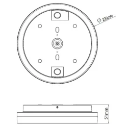 Plafondy Ø22