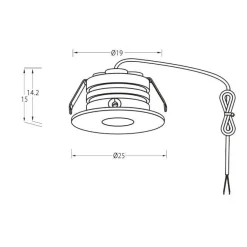 P-132 Mini Downlight 2700K
