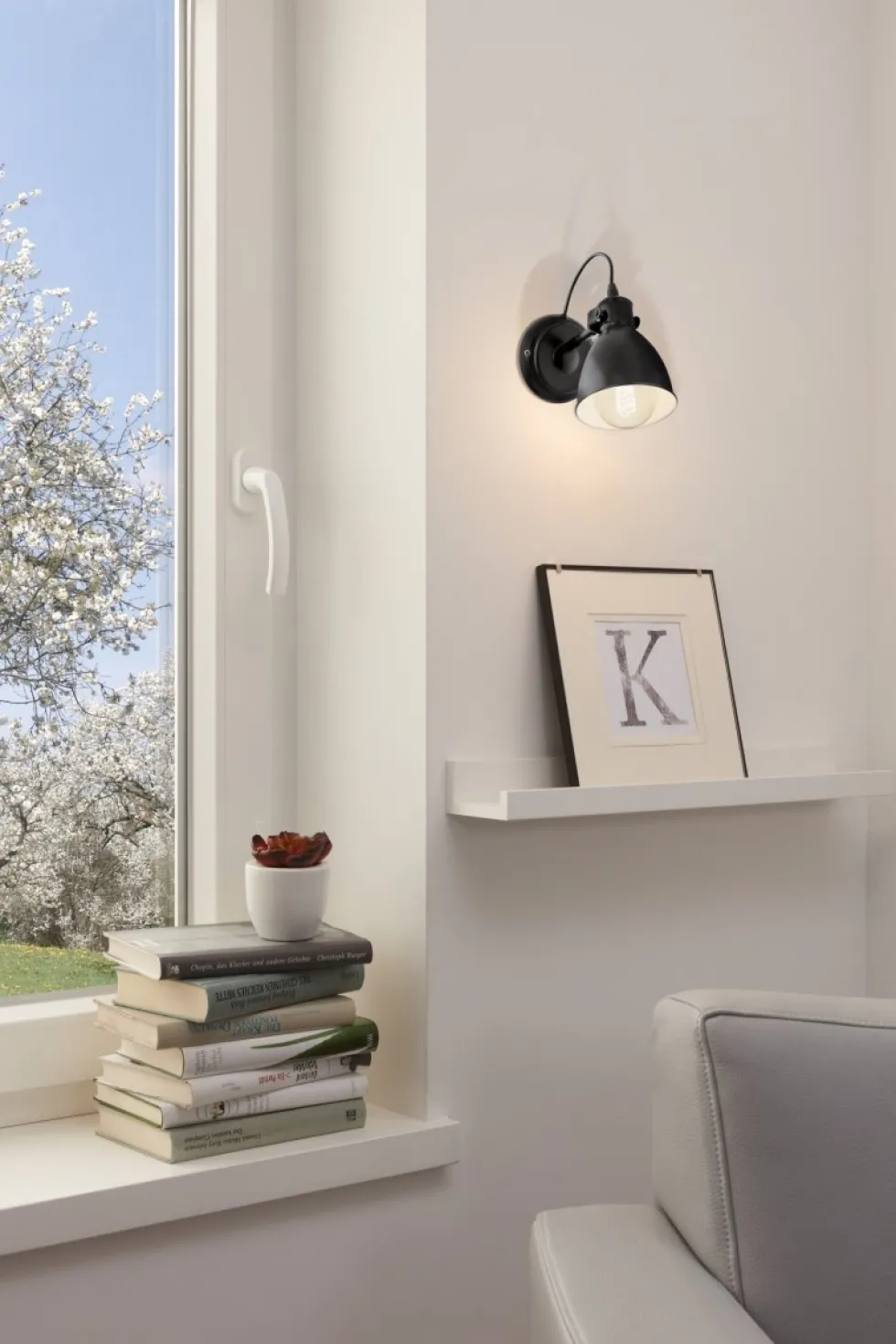Priddy 22cm vägglampa