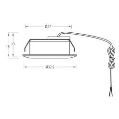 Q-32 Mini Downlight 3000K