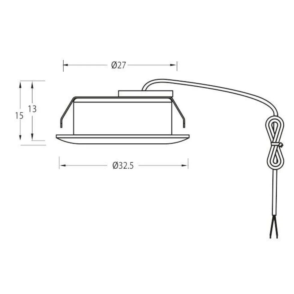 Q-33 Mini Downlight 2700K