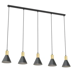 Rosa 116cm taklampa