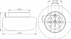Solenne 320/170 badrumslampa