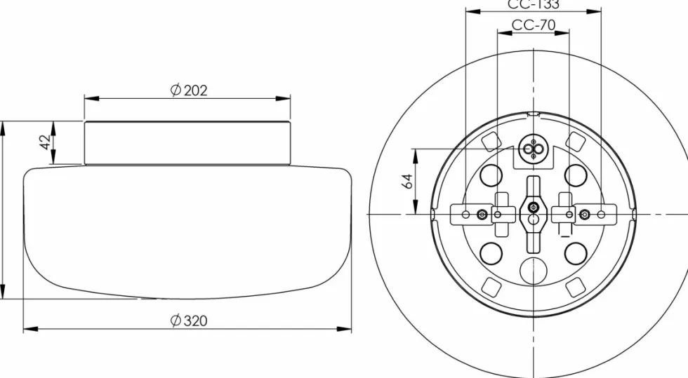 Solenne 320/170 badrumslampa