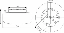 Solenne 360/175 badrumslampa