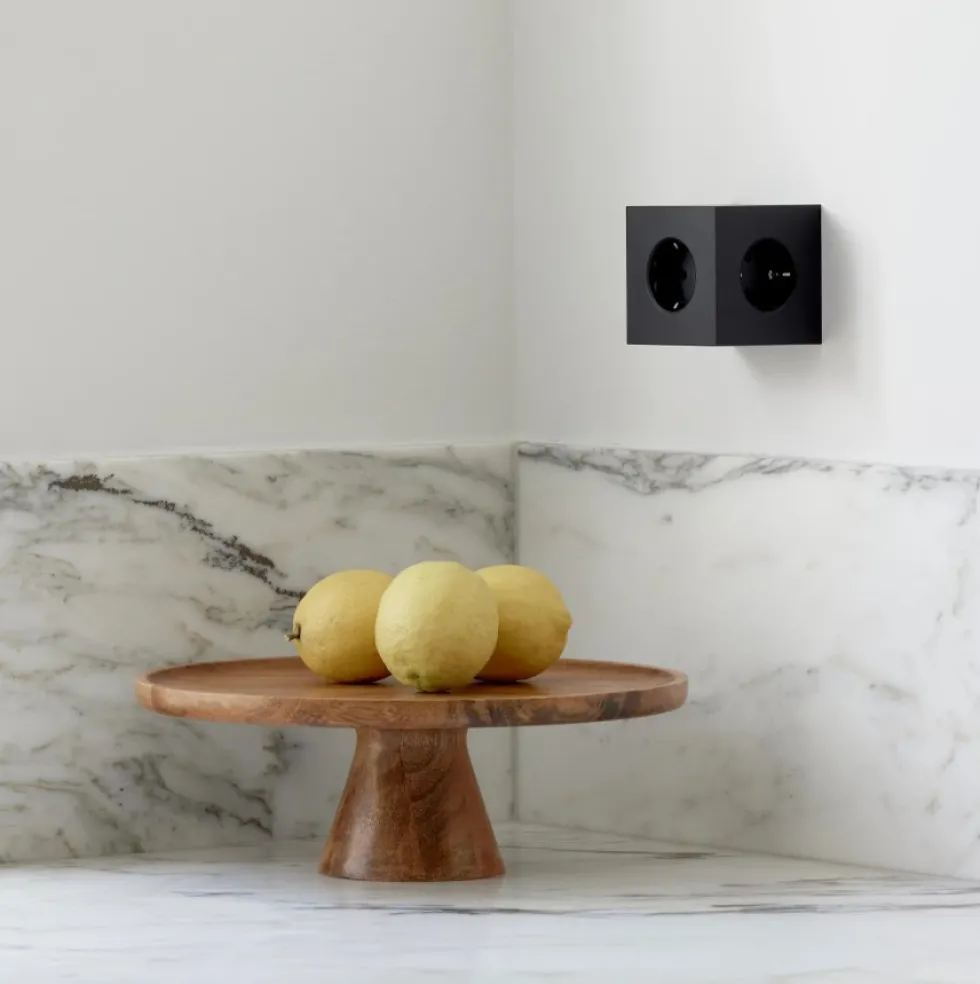 Square 2 Socket extender with 30W Dual USBC