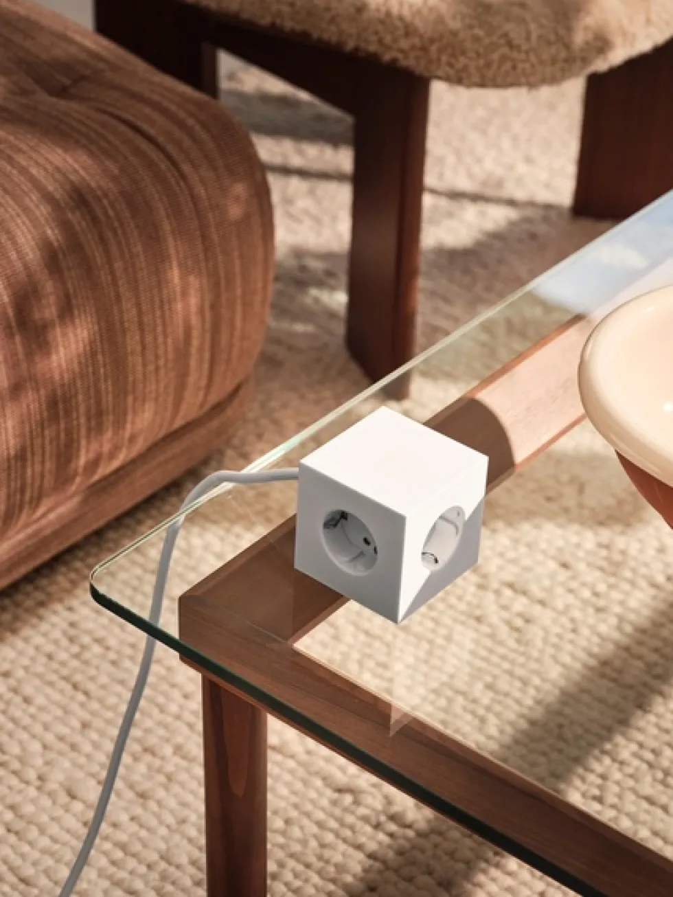 Square 1 with 30W Dual USBC & Magnetic base, 1.8m, Martinelli Luce edition