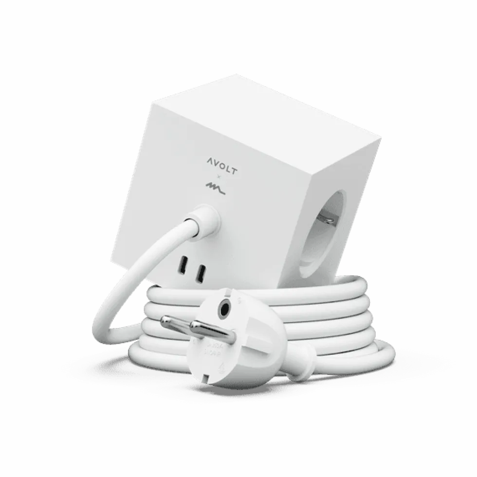 Square 1 with 30W Dual USBC & Magnetic base, 1.8m, Martinelli Luce edition
