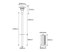 Tellus 145cm pollare