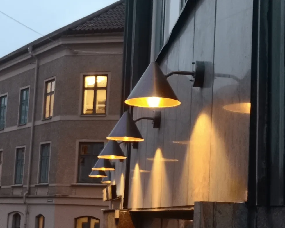 Tratt utelampa
