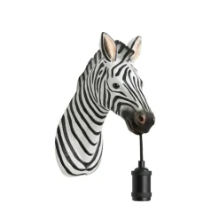 Zebra 25cm vägglampa